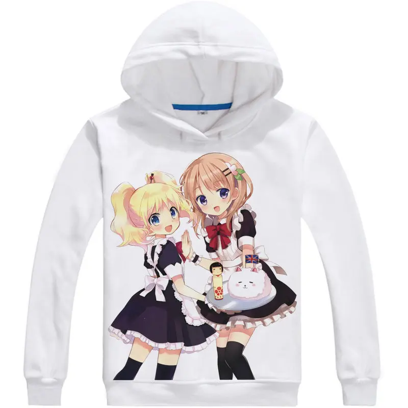 Kiniro Mosaic Hoodie Anime Oomiya Shinobu Cosplay white hoodies Cute
