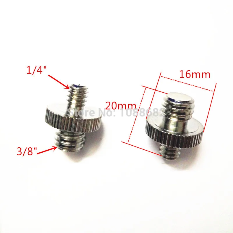 Jadkinsta 14 Flash Hot Shoe Mount Adapter + 14Male to 14Male Screw Adapter For Stand Tripod Camera Accessories (1)