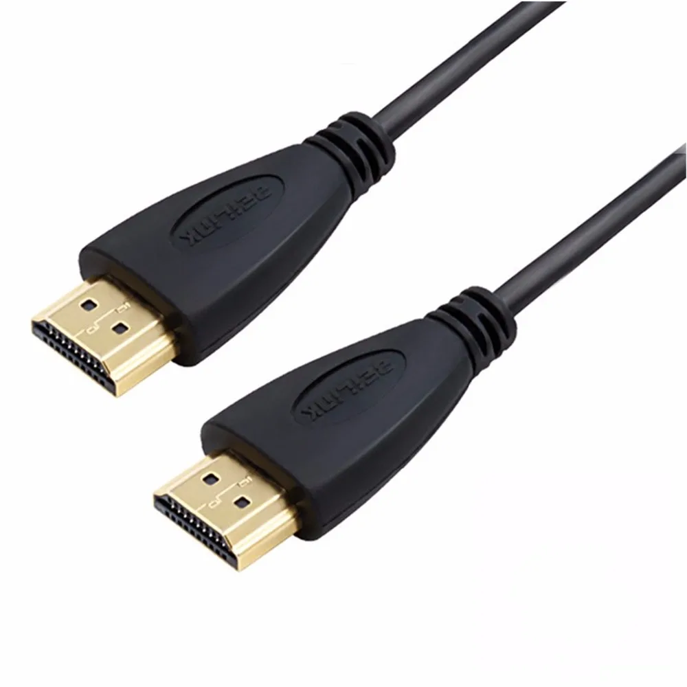 Тонкий HDMI кабель 0,5 м 1 м 2 м 3 м 5 м 8 м 10 м 15 м 20 м позолоченный HDMI кабель сплиттер UHD V1.4 HD 1080P 3D 4K для lcd HDTV PS3