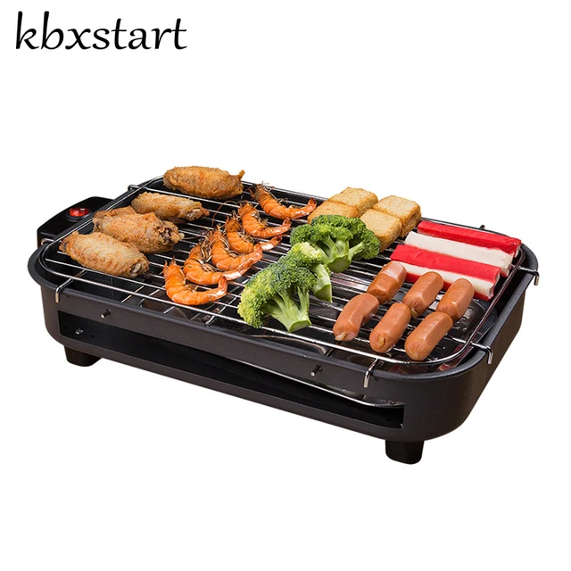 Kbxstart Home Portable Smokeless Electric Grill Hot Dog Churrasqueira Eletrica Korean Rotisserie