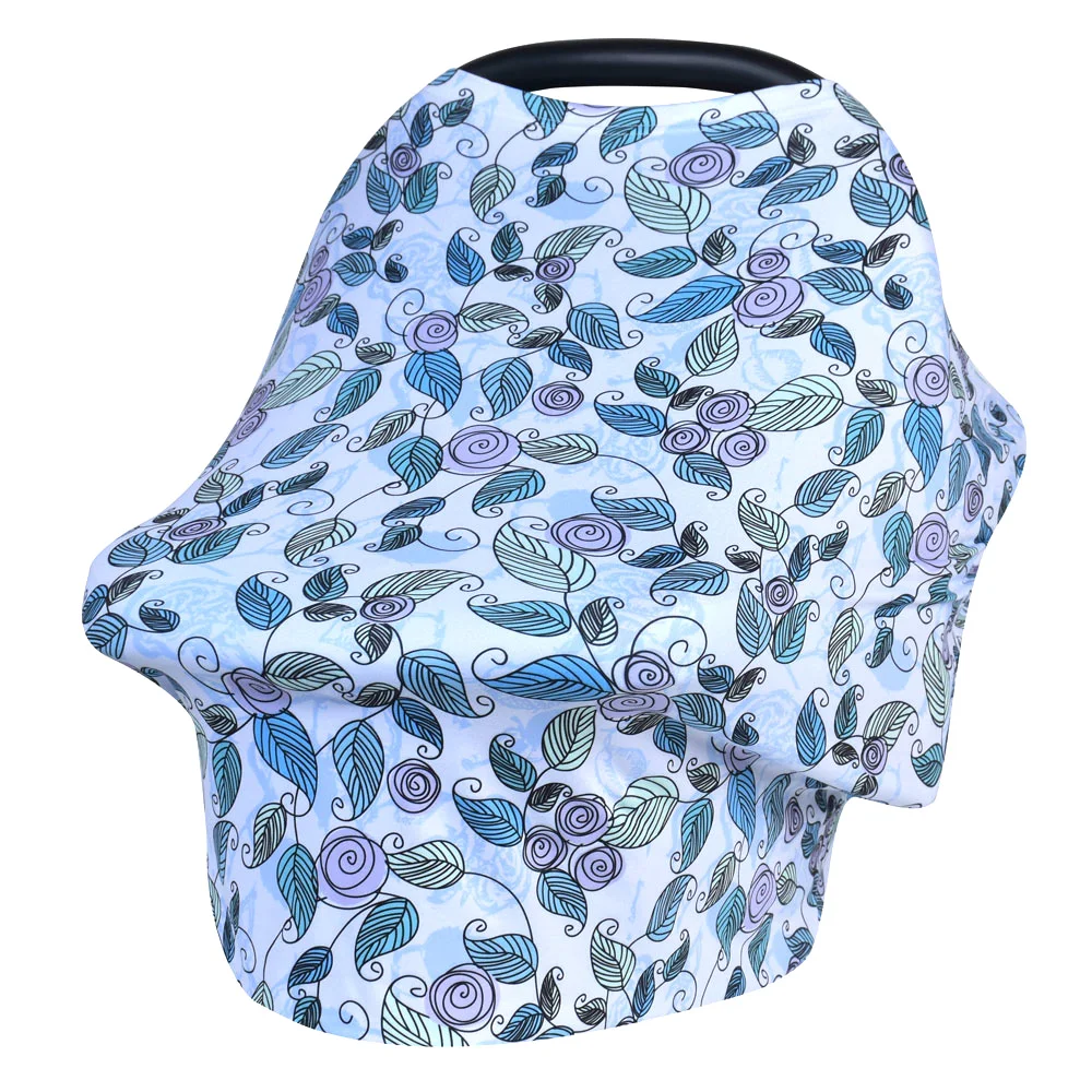 Чехол для сиденья для новорожденных, легкий и дышащий безопасный Чехол для кормления, Многофункциональный эластичный покрывающий голову шарф для кормления