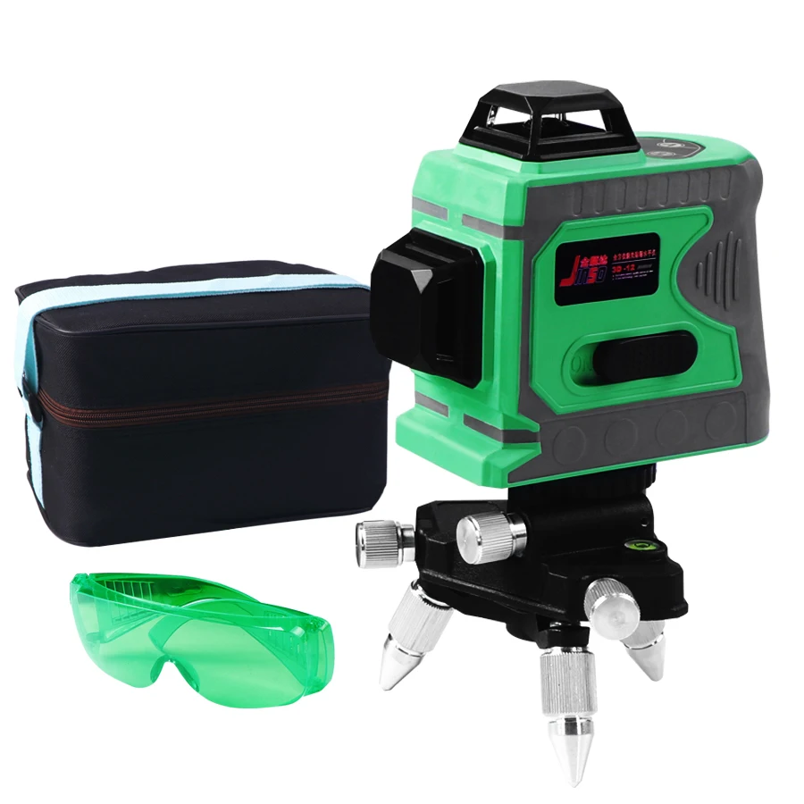 

12 Lines 3D Level Self-Leveling 360 Horizontal And Vertical Cross Super Powerful Green Laser Beam Line