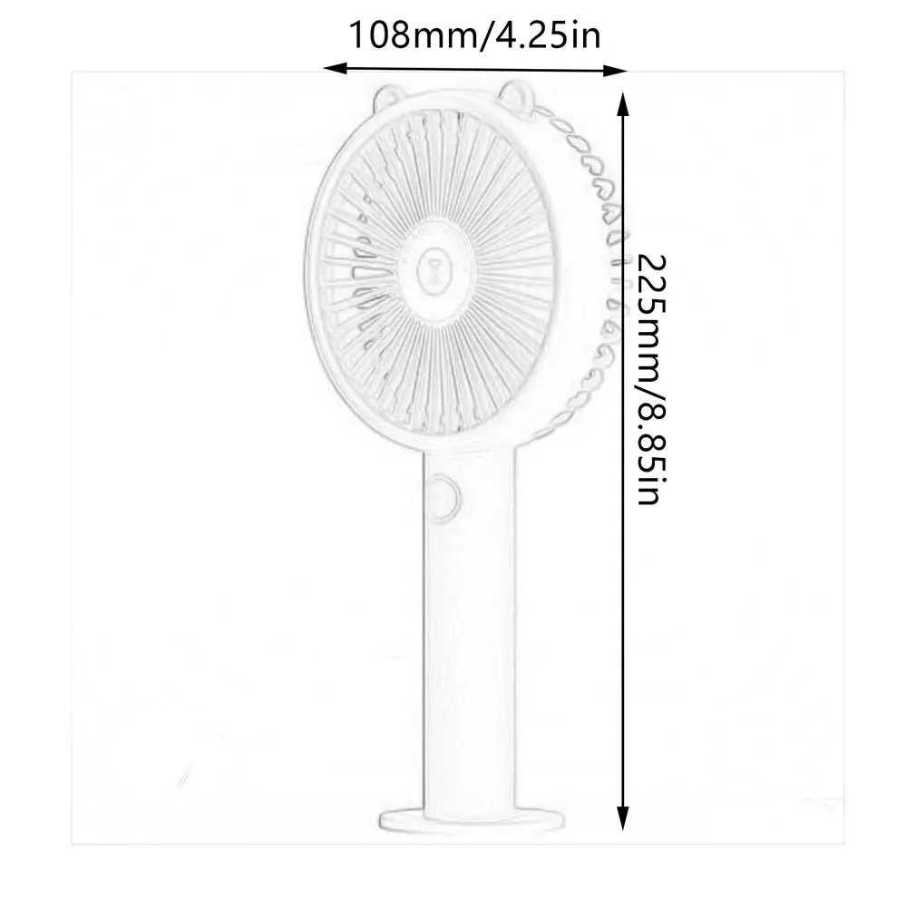 В виде лап медвежонка ДЕРЖАТЬ вентилятор с usb зарядкой