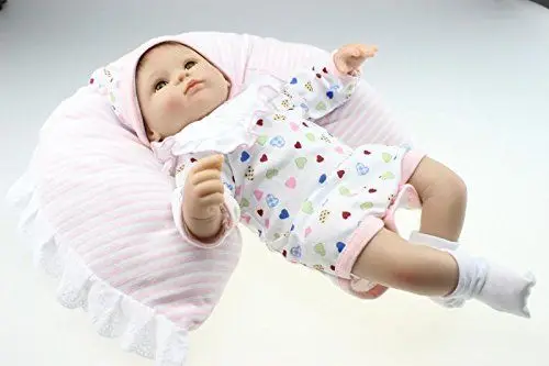 Ребенка год Reborn Детские Реалистичного Toddle куклы детские 18 &quotмягкий силиконовый