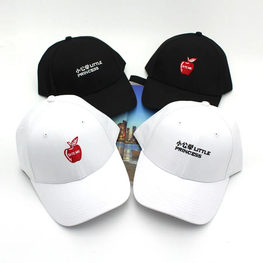 

Hami Otwo Embroidery Cotton Cap Baseball Cap casual Snapback Hat Hip Hop little princess apple Cap hats for adult student caps