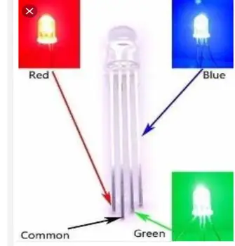 

LED 5MM Four terminals of LED 3000PCS