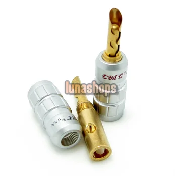 

LN003996 1 Pair CMC Banana Plug Audio Cable Connector male DIY Soldering adapter