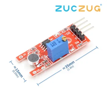 

High Quality 1Pc LM393 Microphone Voice Sound Sensor Module Analog Digital Output Sensors Adopt Main Chip