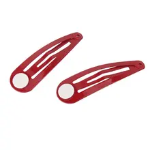 HHFF 50 шт красные заколки для волос с подушечками для рукоделия 50 мм