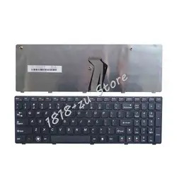 YALUZU Новый США Английский Клавиатура для ноутбука lenovo G560 G 560 G565 G560A G565A G560E G560L Черный Клавиатура ноутбука с рамка