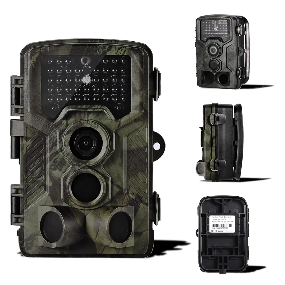 

12MP 1080P Wildlife Trail Photo Trap Hunting Camera Outdoor Scouting Camera with PIR Sensor Infrared Night Vision Waterproof