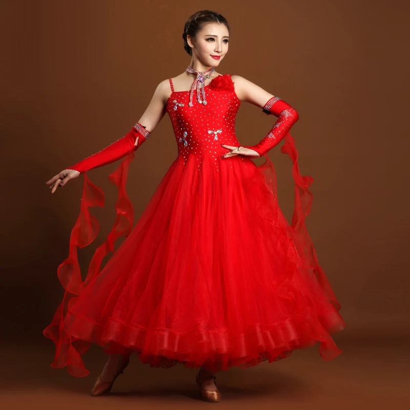 Top Quality Companionship Dance Costume Square Dance Dress Performance Costumes Women's Standard
