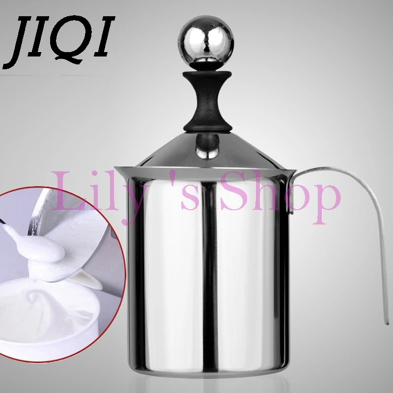 

Manual Double Mesh Milk Frother Milk Foamer cup latte cup Milk Foam Maker Fancy coffee Tool cup foam bubble machine high quality