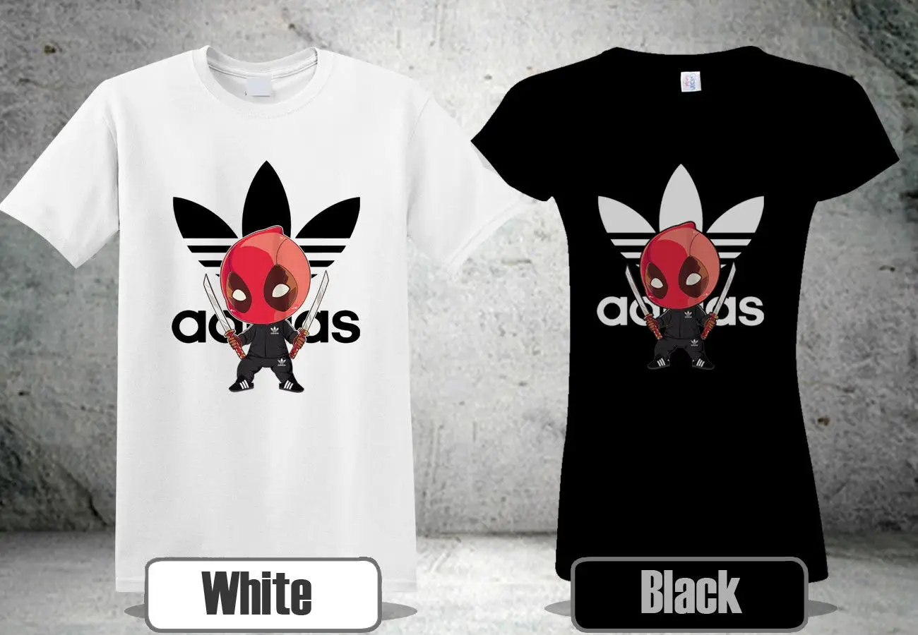 Deadpool parodia clásica camiseta color blanco y negro 3 jurney imprimir camiseta xxxtentacion marca jeans estampado|Camisetas| - AliExpress