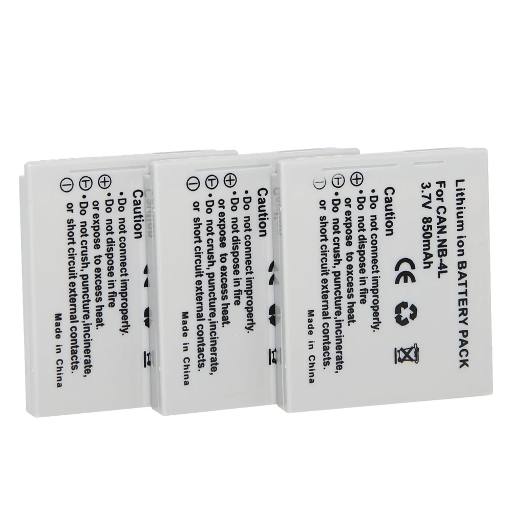 5 шт./лот NB 4L NB4L батарея для Canon IXUS 50 55 60 65 80 75 100 I20 110 115 120 130 IS 117 220 225 230 255 HS SD780 SD960|battery
