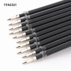 Premium Multicolor Gel Pen Ink Refill Set - 10 Pack, 0.5mm Nib (10pcs ink Black)