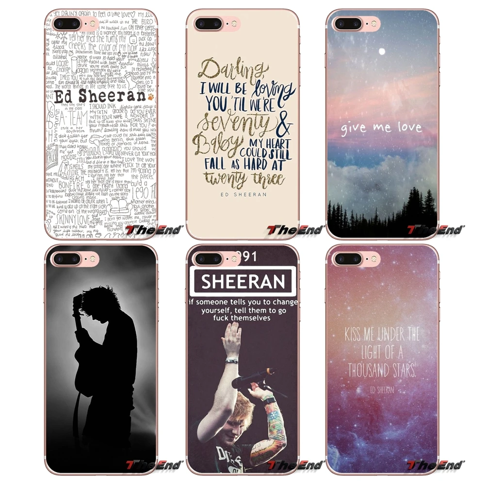 

For Xiaomi Redmi 4 3 3S Pro Mi3 Mi4 Mi4i Mi4C Mi5 Mi5S Mi Max Note 2 3 4 Pop Singer Star Ed Sheeran Silicone Case