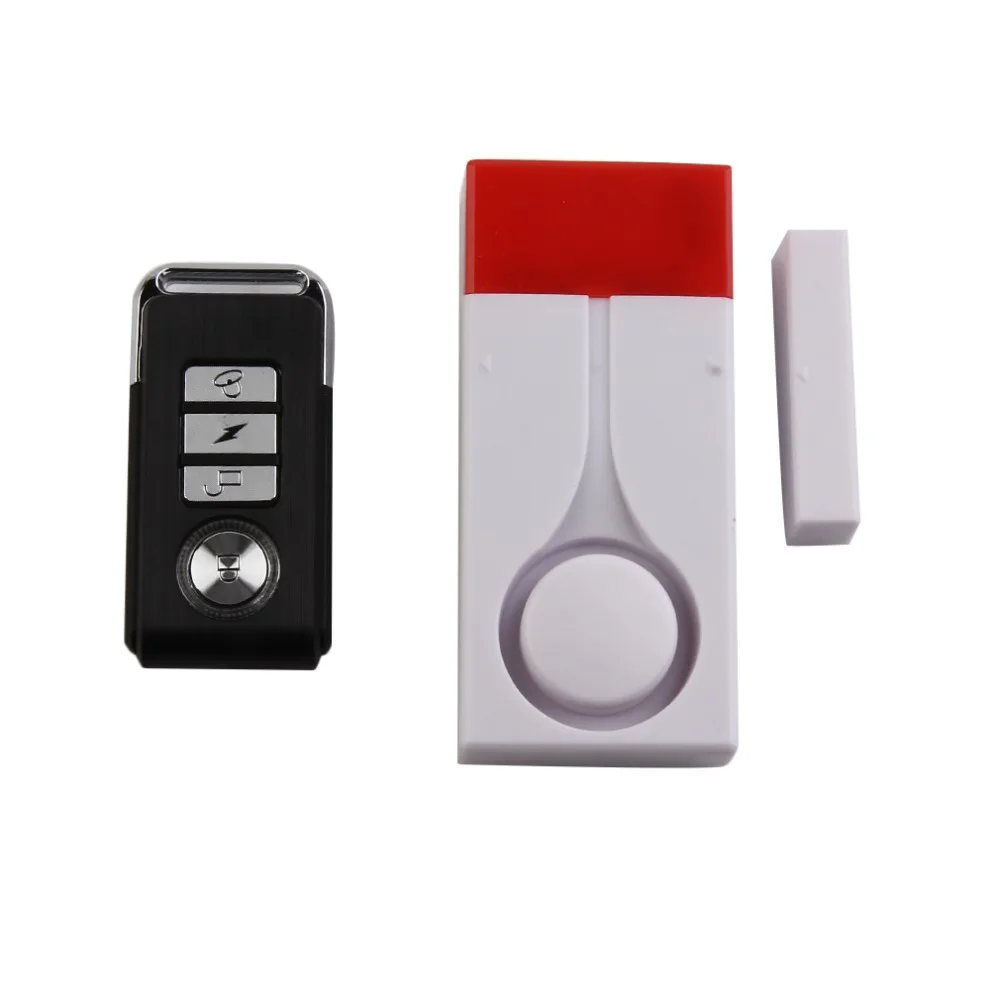 

Wireless Vibration Door Magnetic Sensor Two-way Alarm Anti Theft Home Door Window Alert Flash With Remote Control Security Kit