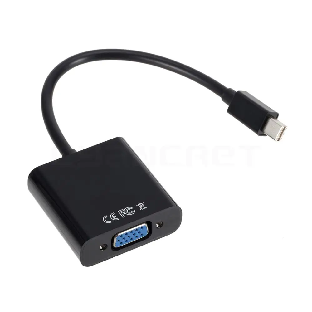 Video Cable Convert Mini Displayport DP to VGA Port HD Cable Male-Female Adapter Connector for Computer TV Monitor Projector Video Cable Convert Mini Displayport DP to VGA Port HD Cable Male-Female Adapter Connector for Computer TV Monitor Projector