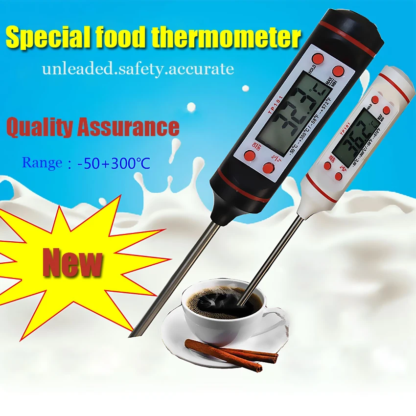 50PC Digital Cooking Food Probe Meat Household Thermomete Kitchen BBQ 4