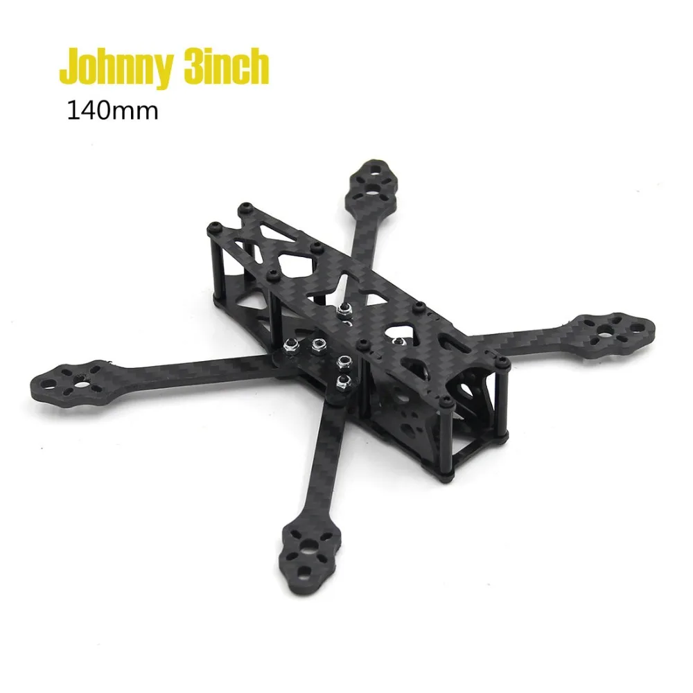 Комплект квадрокоптера с толстой мини рамкой Johnny 3 дюйма 140 мм с 3 мм|Детали и аксессуары| | АлиЭкспресс