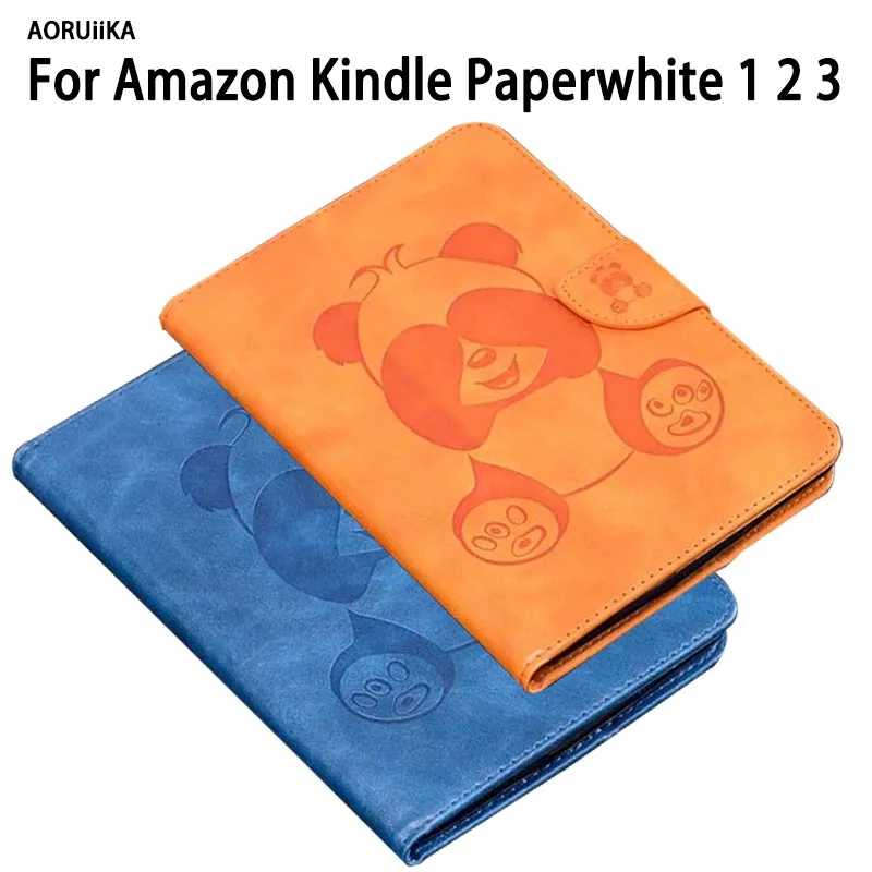 Для Amazon чехол для Kindle Paperwhite 123 Smart Cover Auto Sleep Wake up eReader 3 2 1 мультяшная оболочка +