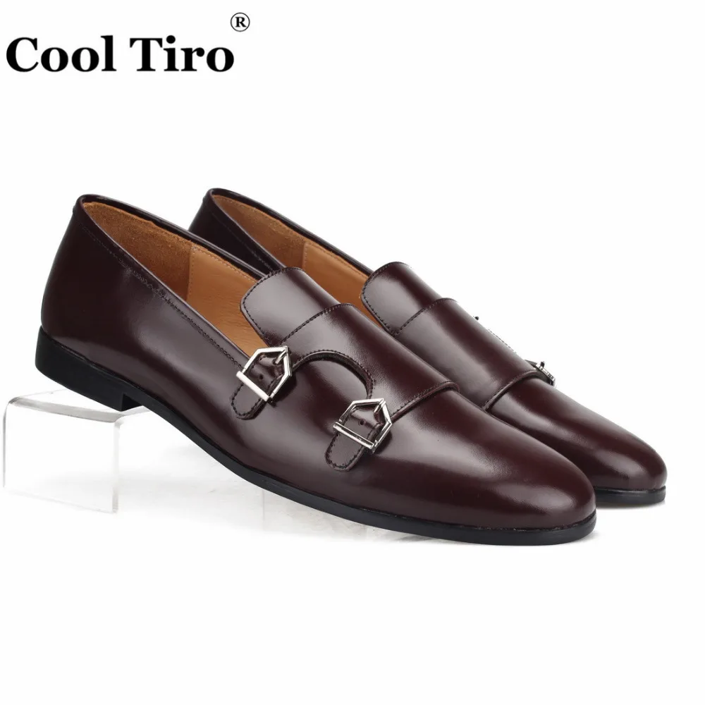 Polished Leather Double-Monk Loafers (1)