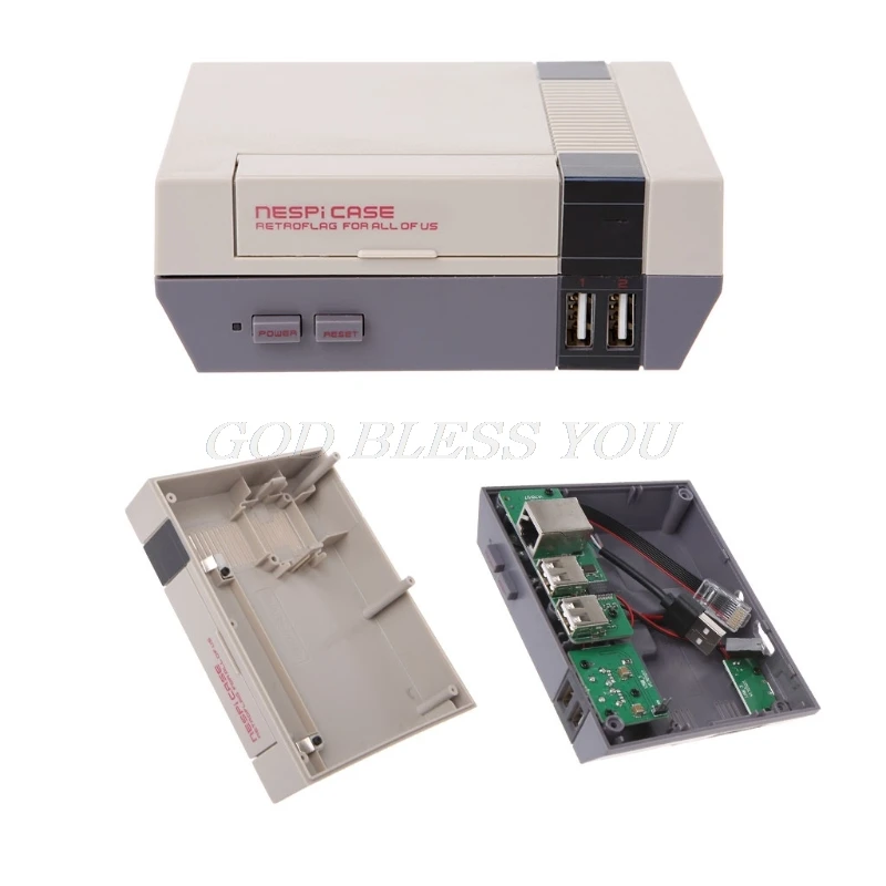 Мини NES NESPI Ретро Чехол PCB охлаждения вентиляторные радиаторы для Raspberry Pi 3/2/B +