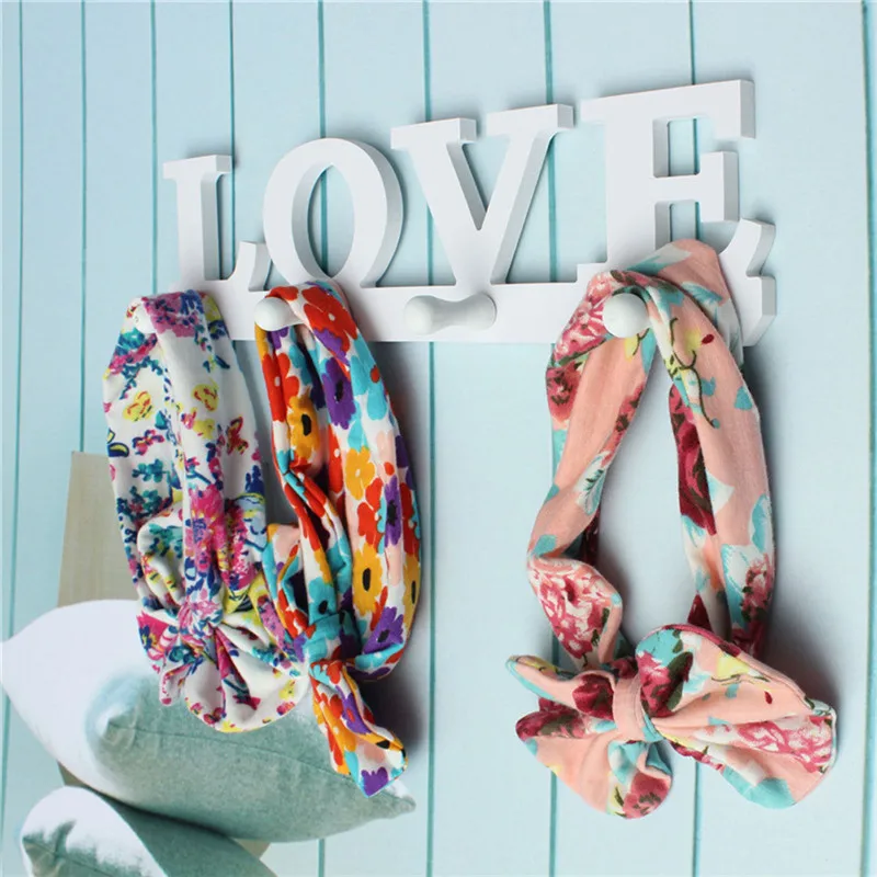

Robe Hooks Vintage White LOVE Hook Clothes Robe Key Holder Hat Hanger Home Decoration Brand