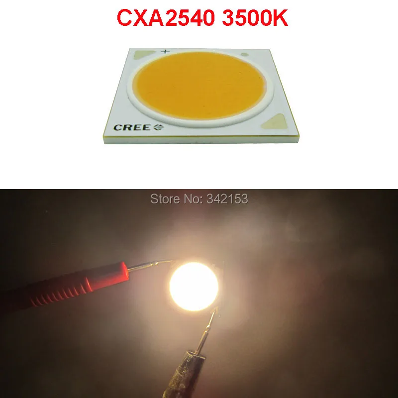 Cree CXA2540 CXA 2540 COB светодиодный излучатель лампы 5000K 4000K 3500K 3000K 36 V-42 V 2100MA 80CRI высокой интенсивности светодиодные бусины