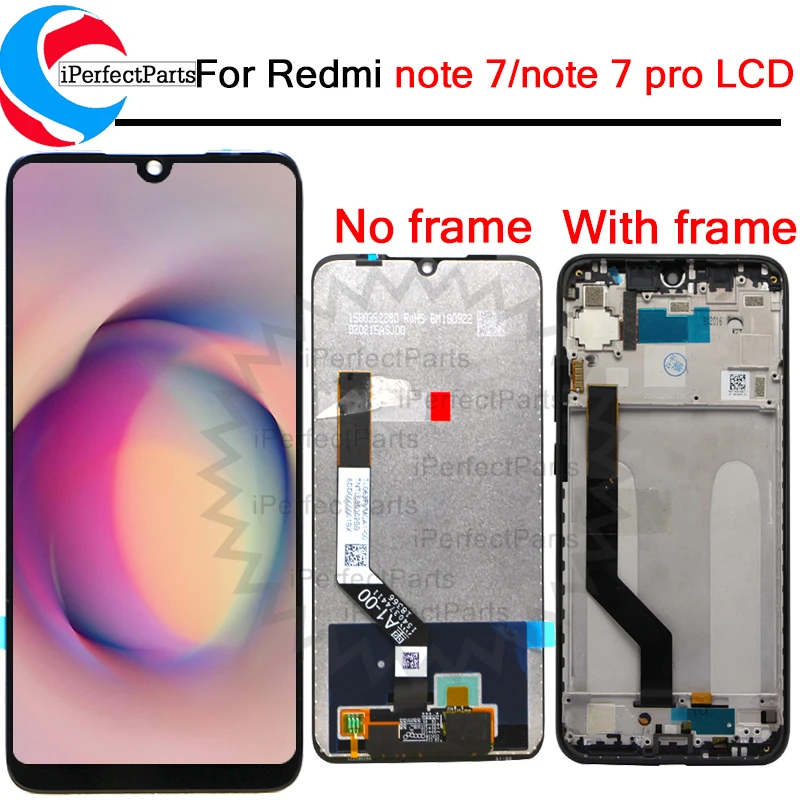 

6.3'' Original for Xiaomi Redmi Note 7 LCD Display Screen Touch Digitizer Assembly For Redmi Note7 Pro LCD