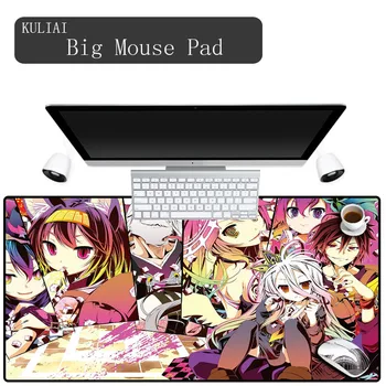 

XGZ No Game No Life Rubber Large Size Slip Game Laptop Homes Desktop Pc Mouse Pad Notebook Cooler Bluetooth Keyboard MousePad