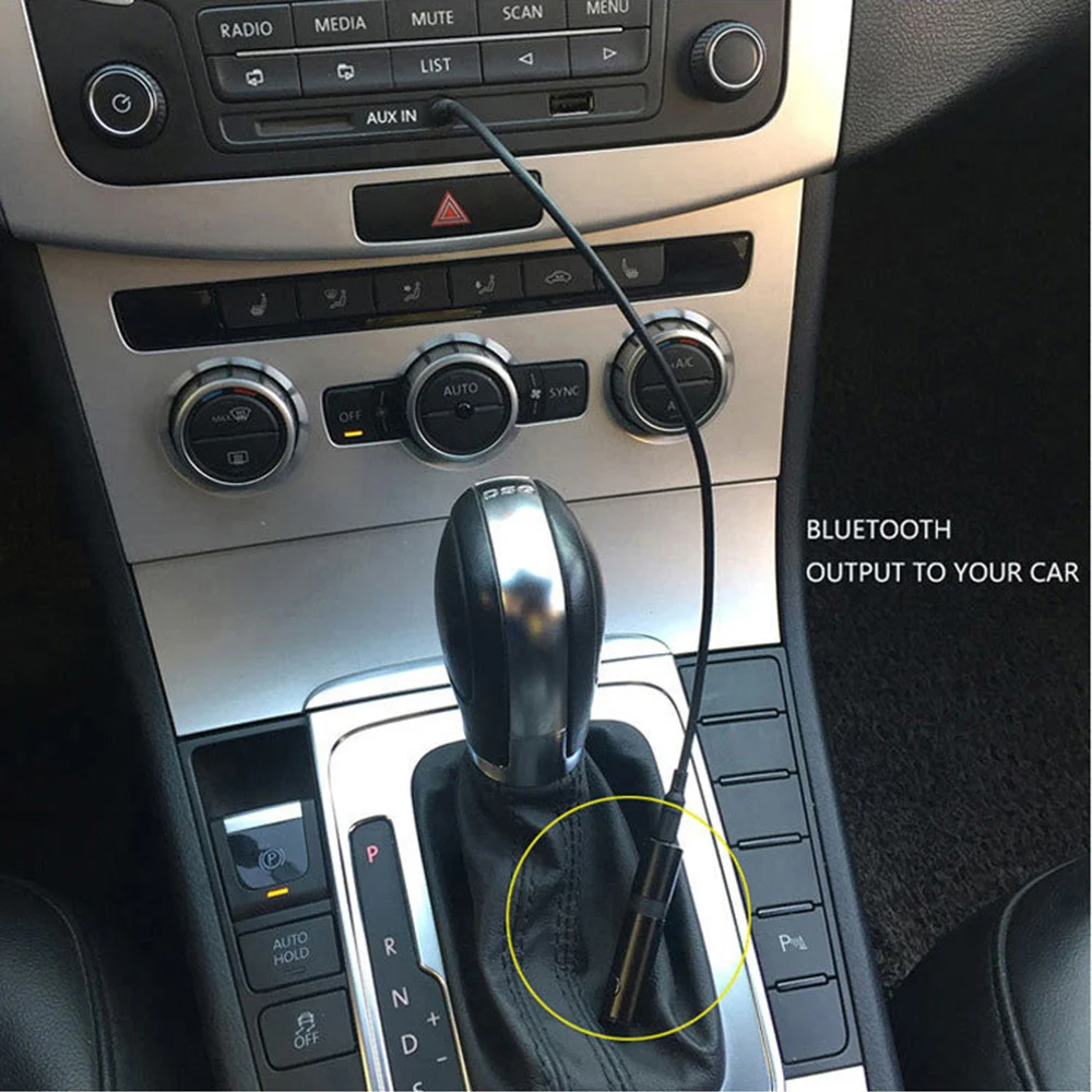 Автомобильный Bluetooth Aux приемник гарнитура Bluetooth автомобильный комплект беспроводной аудио адаптер с микрофоном для проводных наушников динамик DY043