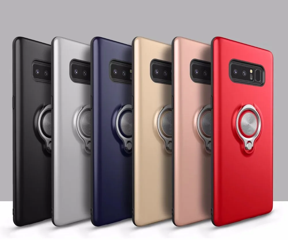 

Luxury Shockproof Case Metal Ring Holder For Samsung Galaxy s8 Plus S7 edge Note 8 J3 J5 J7(2017)EU Version J5 J7 2016 J2 Prime