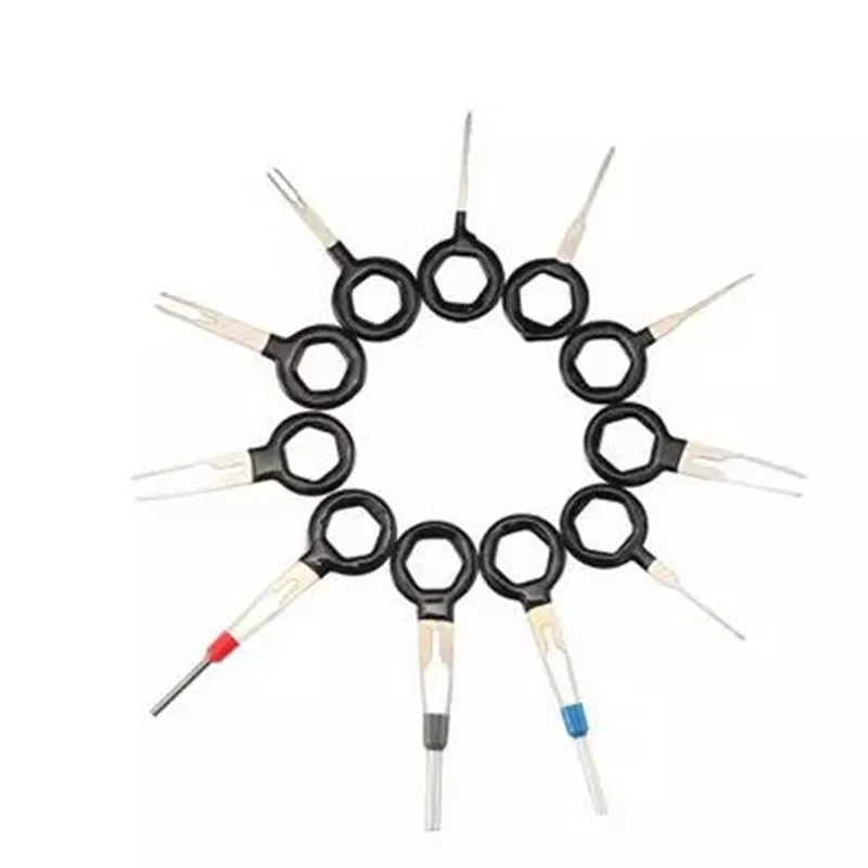 

2018 11pcs auto Car Terminal Removal Tool Kit Plug Circuit Board Wire Harness Terminal Extr work perfect and free shipping