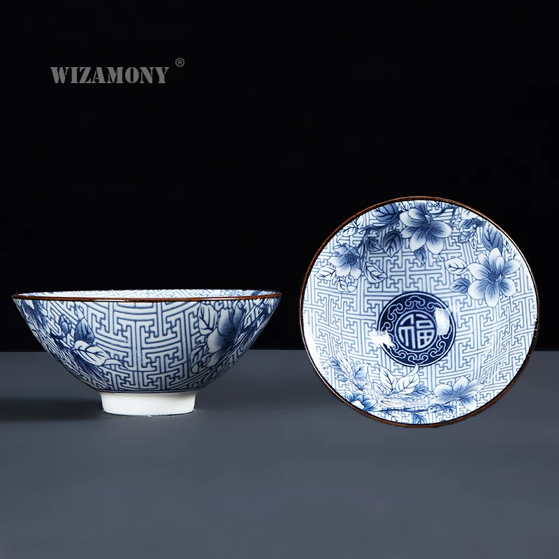 WIZAMONY чайный набор из белого и белого фарфора, чайная чаша для пуэр, чайный набор, керамический Atique Glaze, чайная чашка кунг-фу