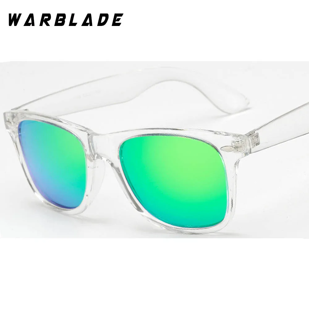 Поляризационные солнцезащитные очки WarBLade в стиле ретро, очки ночного видения, Ретро стиль, мужские и женские, брендовые, дизайнерские, солнцезащитные очки, UV400, Gafas De Sol - Цвет линз: clear green