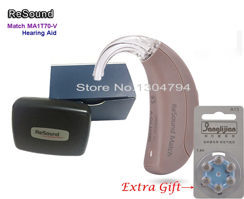 

2018 NEW! ReSound MA1T70 BTE Hearing Amplifier Hearing Aids,similar to TOUCHING hearing aid Matching Earcare Aid Sound Amplifier