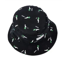 Унисекс Хлопок банан шляпа Боб шапки хип хоп Спорт на открытом воздухе лето дамы пляж солнце рыбалка ведро шляпы