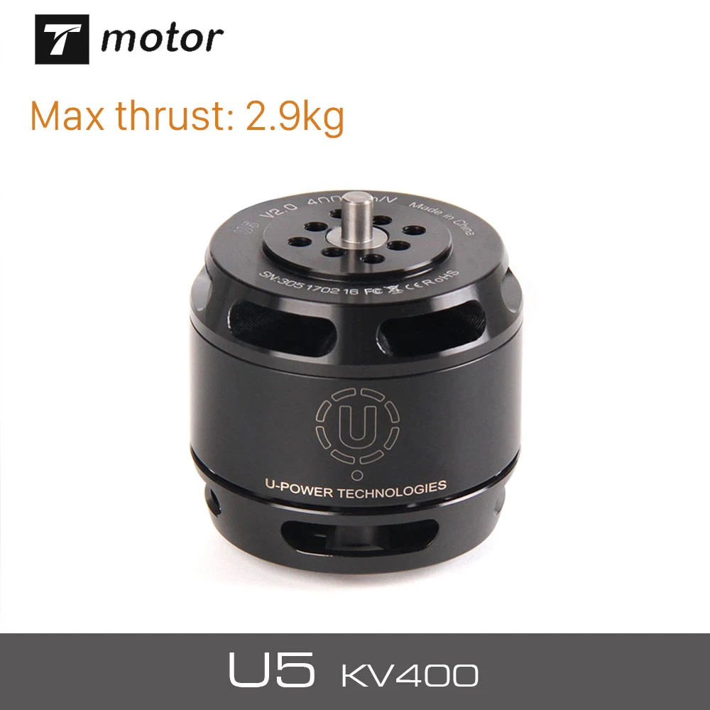 

NEW T-MOTOR U-Power Series U5 KV400 Outrunner Brushless Motor for FPV UAV Aircraft Multirotor Copter Drones