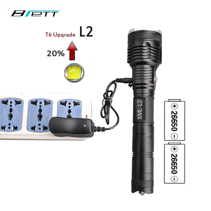

Led torche xm-l2 Direct charging Outdoor Camping Hunting Caving Fishing Shock Resistant Self Defense Tactical flashlight