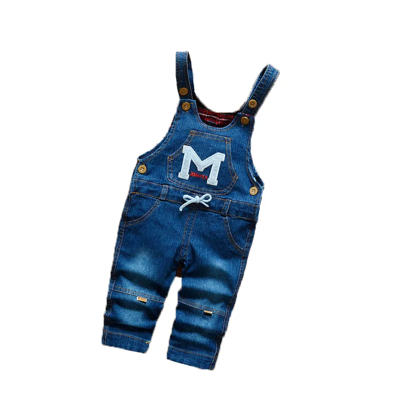 Baby Pants Spring Autumn Baby Boys Girls Overalls Pants Kids Boys Denim Bib Toddler Girls Jeans Jumpsuit Clothes kids trousers