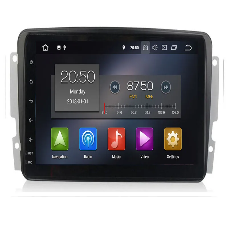 Clearance 2019 Car Multimedia Player Two Din Android 9.0 DVD Automotivo For Mercedes/Benz/W209/W203/Viano/W639/Vito GPS Radio FM USB DVR 2