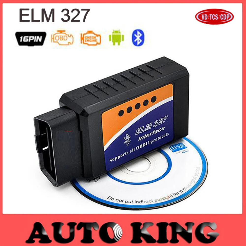 10 шт./лот ELM327 Bluetooth OBDII V1.5 CAN-BUS диагностический сканер инструмент(DHL с бесплатной доставкой) 3-5DAYS! Может; Прямая поставка;