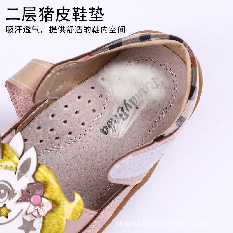 Детская обувь; кожаная обувь для девочек; коллекция года; милая обувь принцессы на плоской мягкой подошве; детская обувь для маленьких девочек; детская обувь
