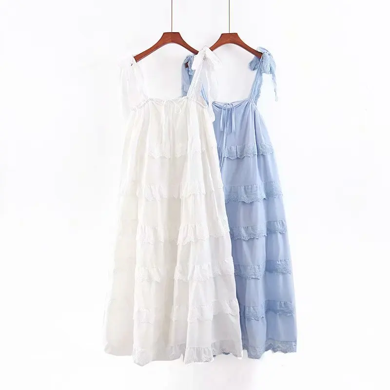 

SDP88 posed the fairy - 9172 European and American wind ruffled condole belt dress