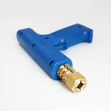 Синий точечный сварочный пистолет с латунным фиксатором электрода аксессуары для ремонта кузова автомобиля ручные инструменты вмятин сварщик Съемник