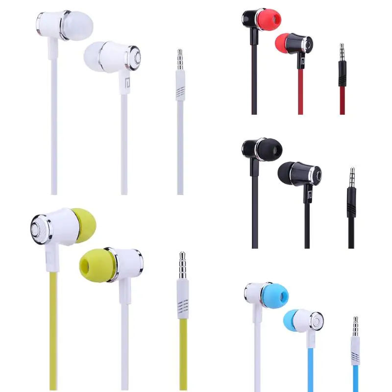 Unviersal 3.5mm Wired Earphone In Ear Stereo Earpiece Earbuds Small