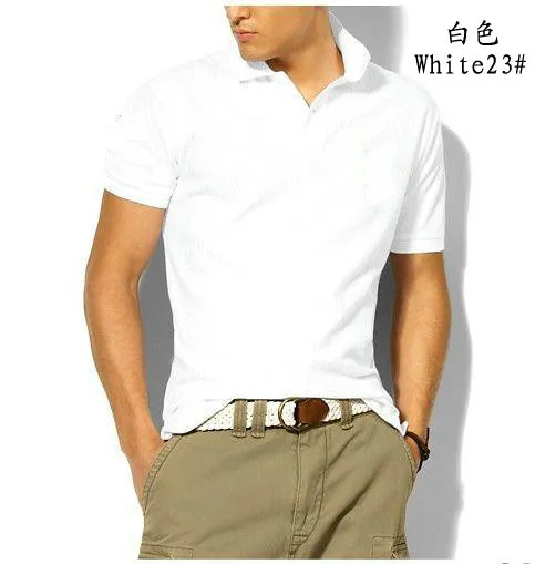 

Polo Shirt Men Brand Clothes Solid Color Polos Shirts Camisa Masculina Mens Casual Cotton Short Sleeve Polos 6XL hombre jerseys
