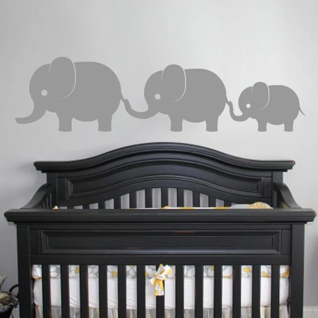 Cute Elephants Family Wall Vinyl Decal Sticker Baby S Cute Elephants Family Wall Vinyl Decal Sticker Baby S Boys Nursery Art Kids Room
